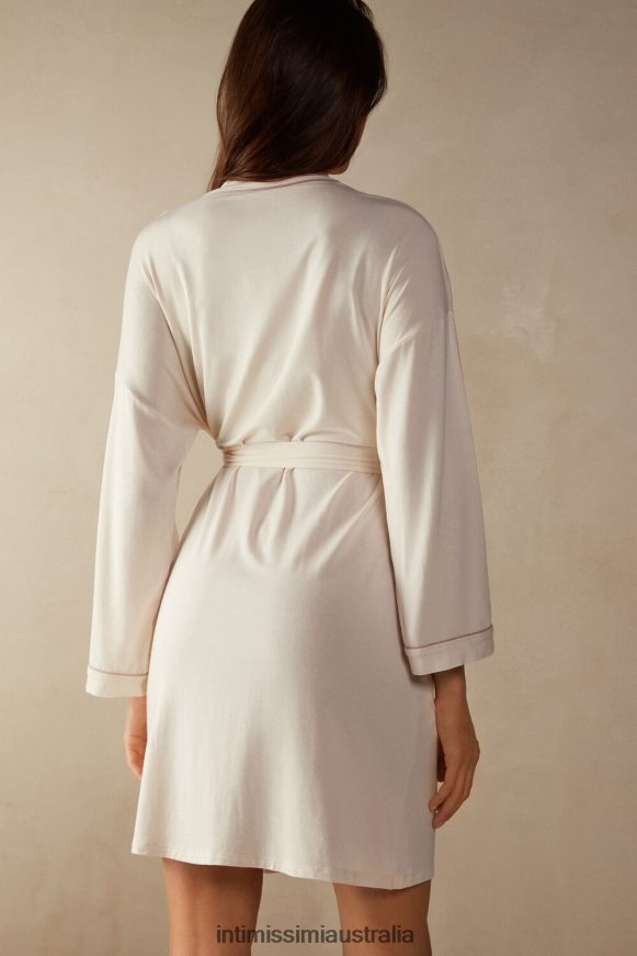 Intimissimi Women 612I-Vanilla Ivory Apparel 0RJT481617 Modal Kimono