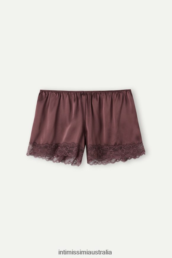 Intimissimi Women 002J-Nutmeg Brown Apparel 0RJT481631 Silk Shorts