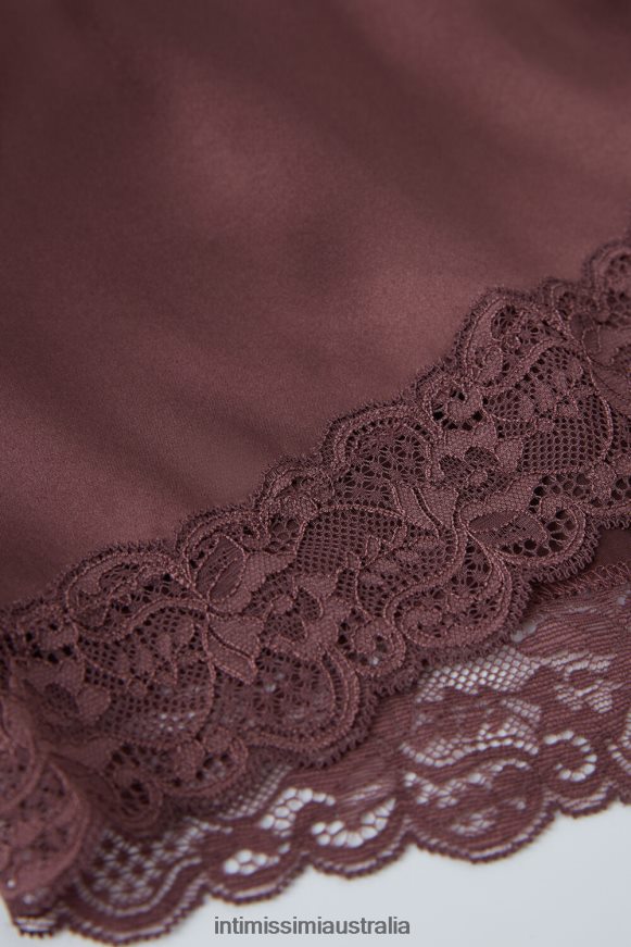 Intimissimi Women 002J-Nutmeg Brown Apparel 0RJT481631 Silk Shorts