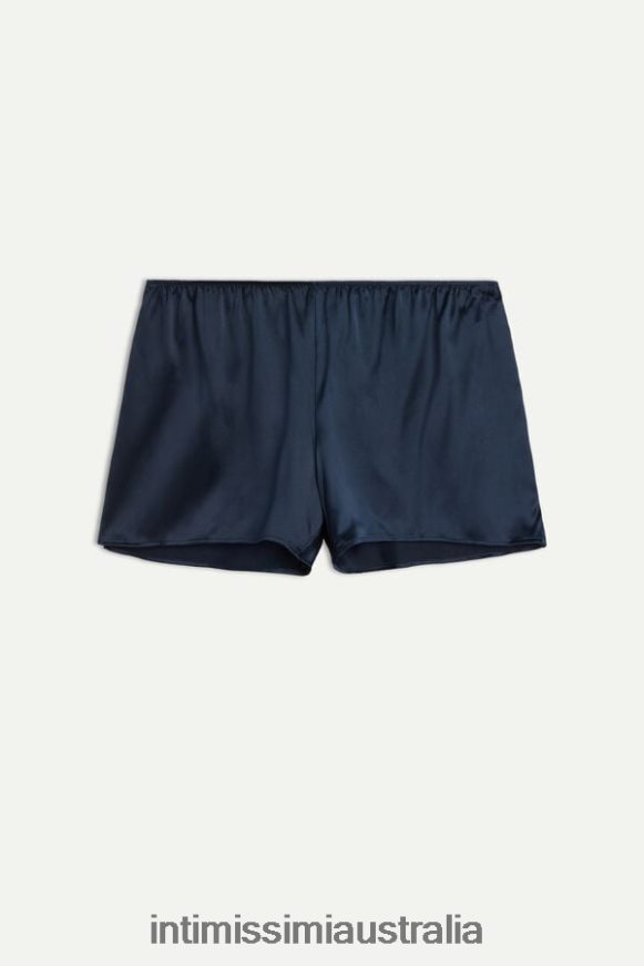 Intimissimi Women 1467-Intense Blue Apparel 0RJT481642 Smooth Silk-Satin Shorts