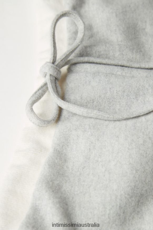 Intimissimi Women 153J-Grey Melange/Cream Apparel 0RJT481602 Warm Cuddles Shorts