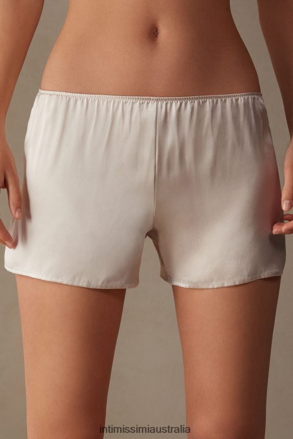 Intimissimi Women 2280-Pink Silk Apparel 0RJT481675 Smooth Silk-Satin Shorts