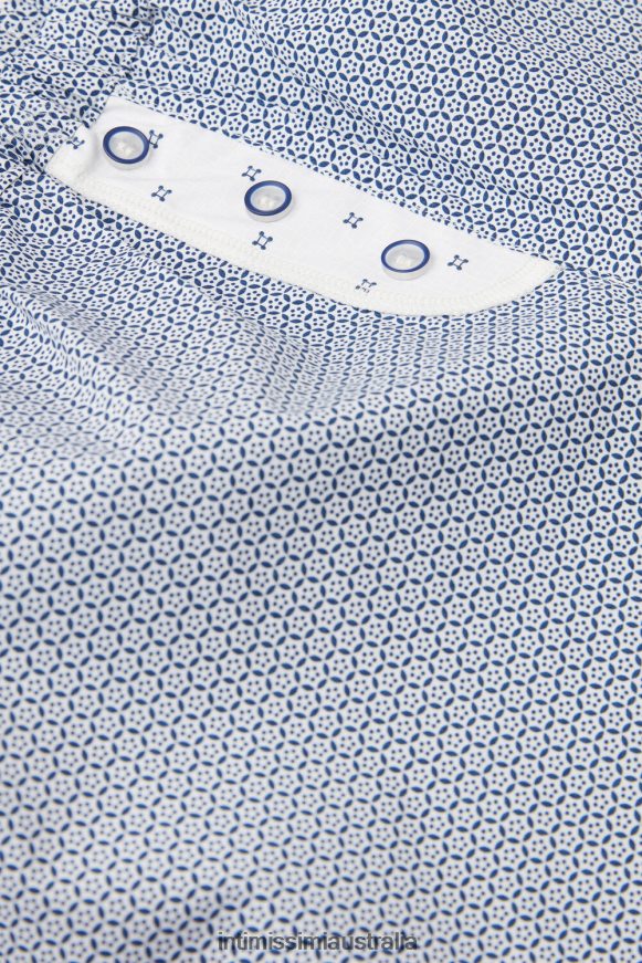 Intimissimi Women 246J-Santorini Print Blue Apparel 0RJT481508 Santorini View Cotton Shorts