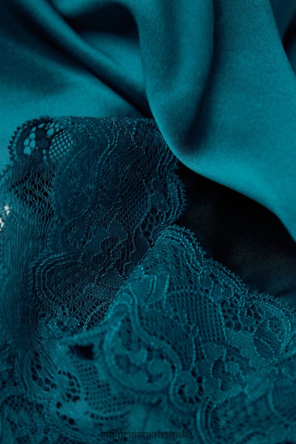 Intimissimi Women 346J-Teal Blue Apparel 0RJT481501 Silk Shorts