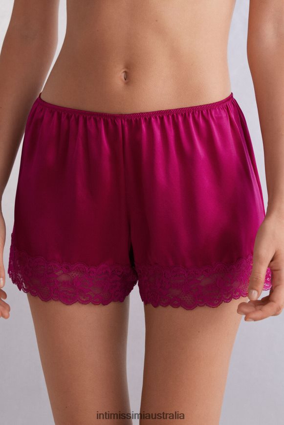 Intimissimi Women 348J-Purple Orchid Apparel 0RJT481496 Silk Shorts