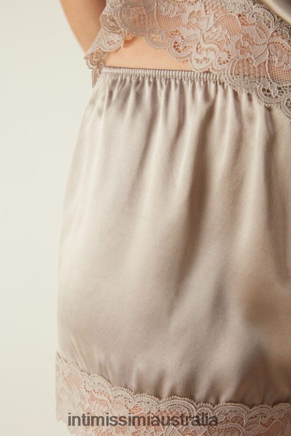 Intimissimi Women 651I-Powder Beige Apparel 0RJT481647 Silk Shorts