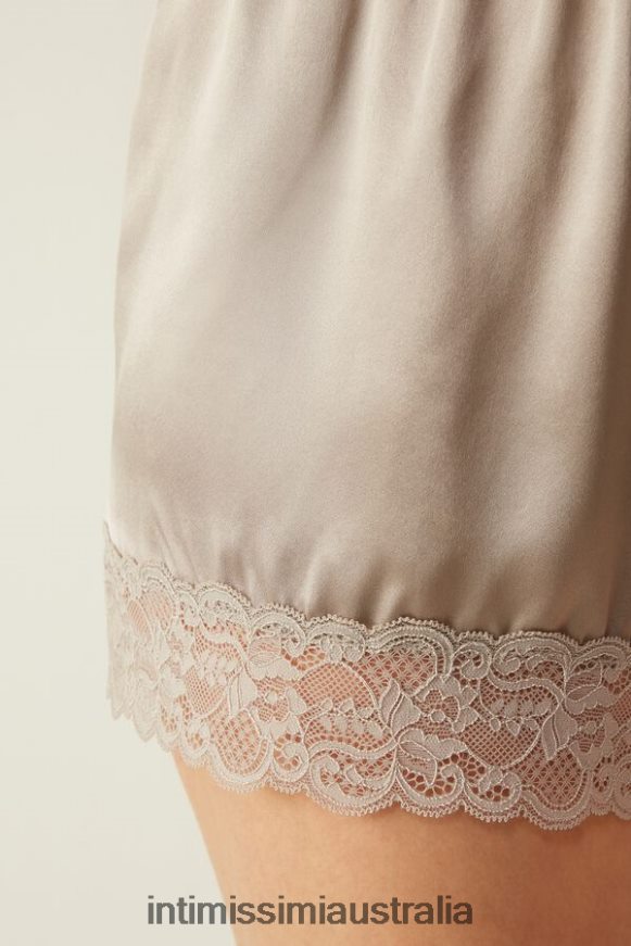 Intimissimi Women 651I-Powder Beige Apparel 0RJT481647 Silk Shorts