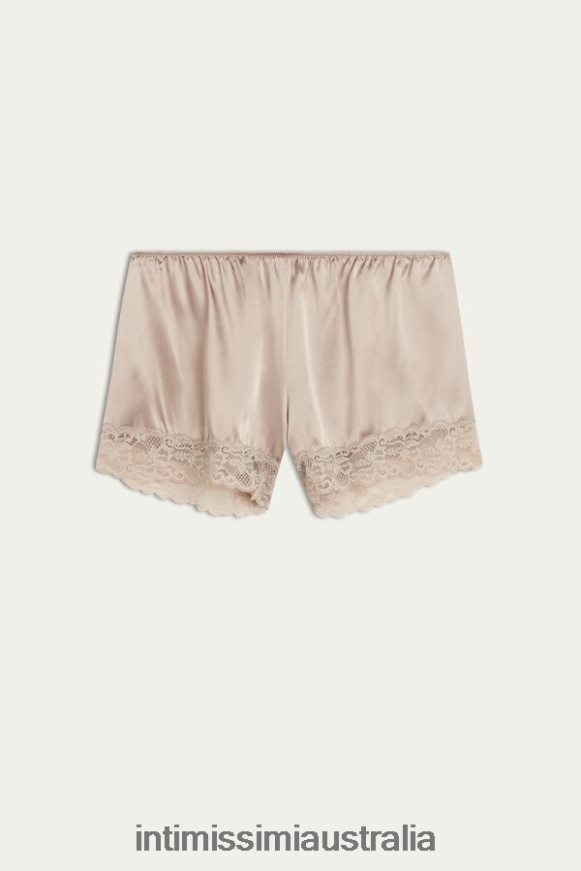 Intimissimi Women 651I-Powder Beige Apparel 0RJT481647 Silk Shorts