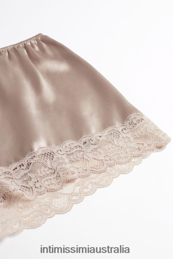 Intimissimi Women 651I-Powder Beige Apparel 0RJT481647 Silk Shorts