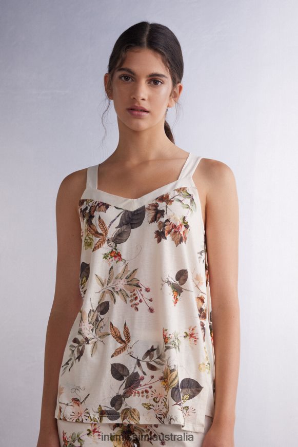 Intimissimi Women 999I-St.Autumn Botanics Apparel 0RJT481269 Autumn Botanic Ultrafresh Supima Cotton Top