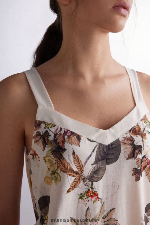 Intimissimi Women 999I-St.Autumn Botanics Apparel 0RJT481269 Autumn Botanic Ultrafresh Supima Cotton Top