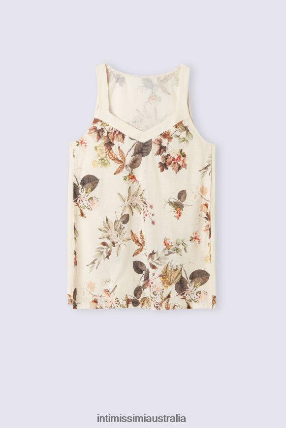 Intimissimi Women 999I-St.Autumn Botanics Apparel 0RJT481269 Autumn Botanic Ultrafresh Supima Cotton Top