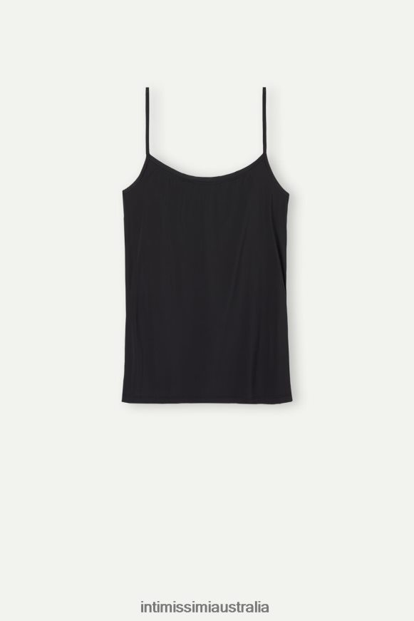 Intimissimi Women 019-Black Apparel 0RJT481277 Ultralight Microfibre Top