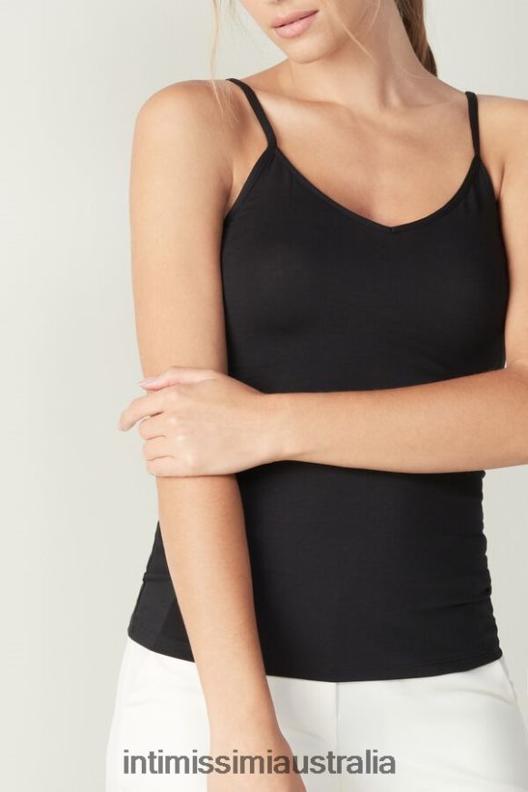 Intimissimi Women 019-Black Apparel 0RJT481468 Modal Top
