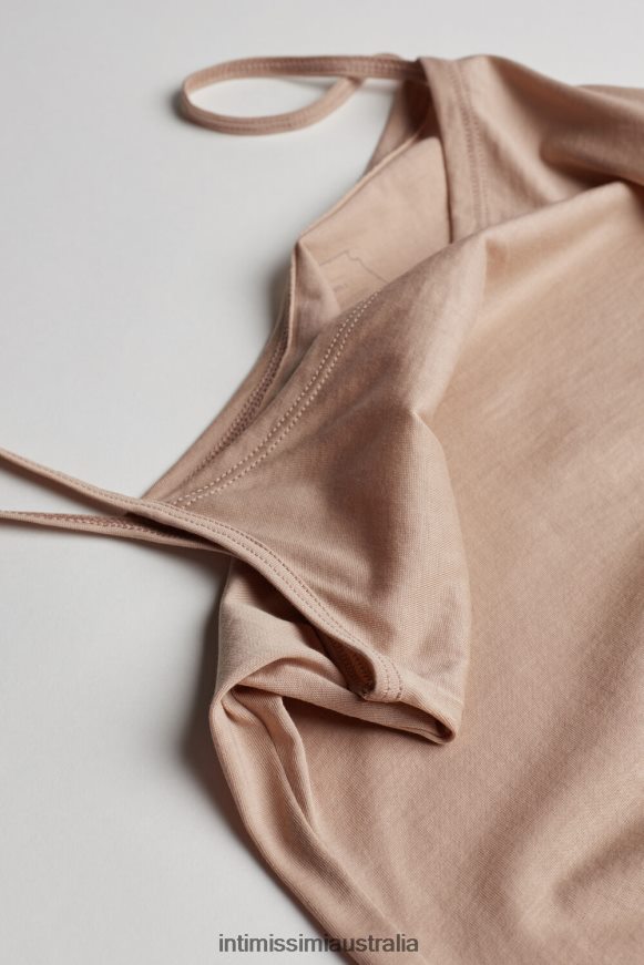 Intimissimi Women 044-Soft Beige Apparel 0RJT481459 Ultrafresh Supima Cotton Vest Top