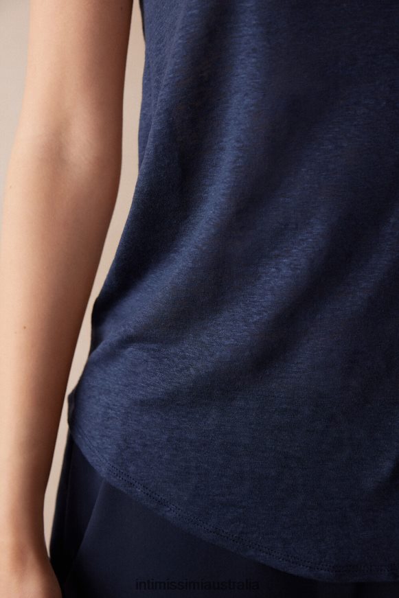 Intimissimi Women 243J-Sailor Blue Apparel 0RJT481282 Linen Camisole