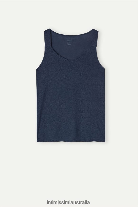 Intimissimi Women 243J-Sailor Blue Apparel 0RJT481282 Linen Camisole
