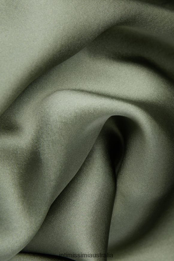 Intimissimi Women 344J-Salvia Green Apparel 0RJT481266 Lace and Silk Top