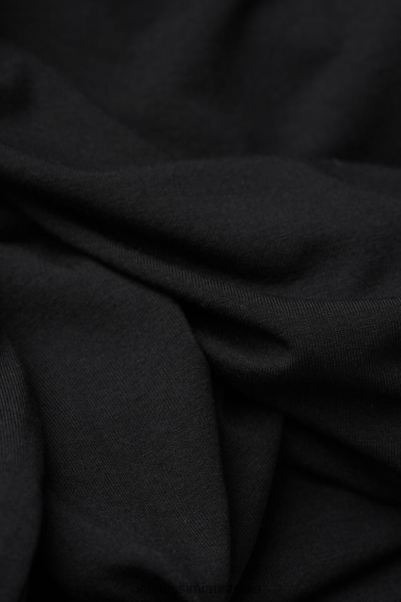 Intimissimi Women 019-Black Apparel 0RJT481359 Long-Sleeved Boat-Neck Micromodal Top