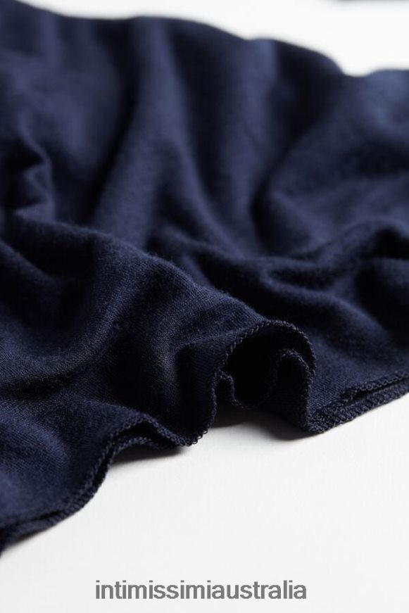 Intimissimi Women 1467-Intense Blue Apparel 0RJT481262 Modal Cashmere Ultralight High-Neck Top