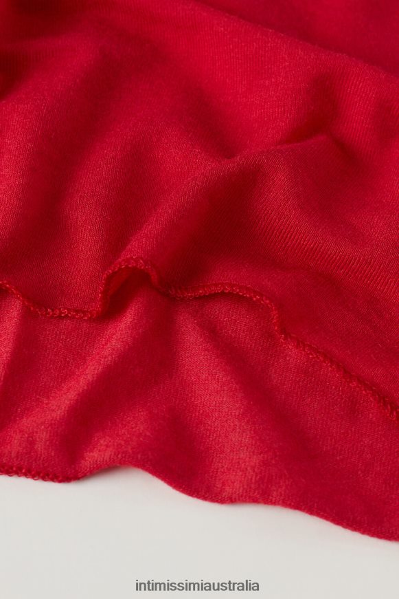Intimissimi Women 1473-Red Apparel 0RJT481352 Modal Cashmere Ultralight High-Neck Top