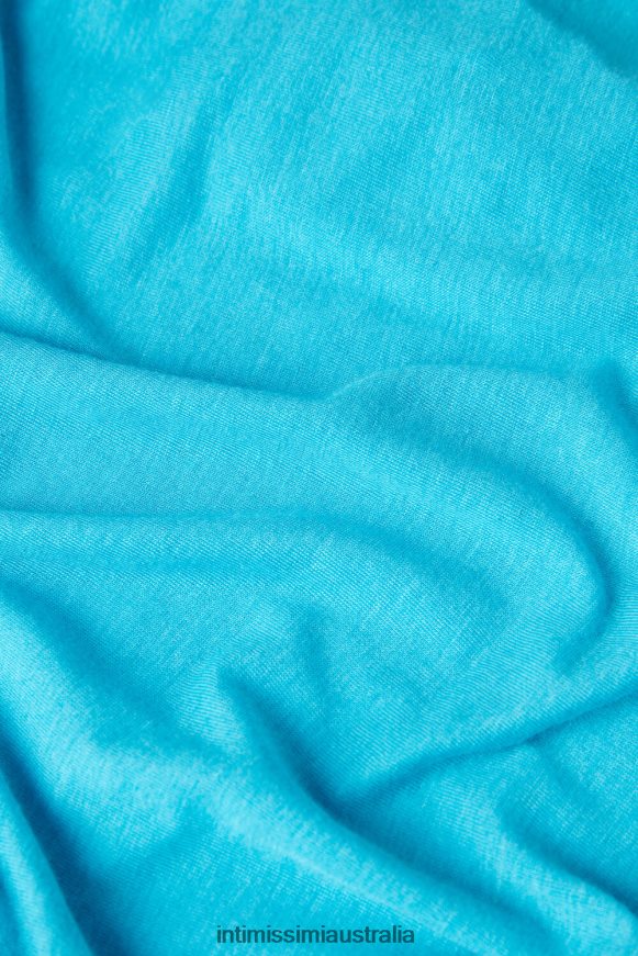 Intimissimi Women 210J-Digital Turquoise Apparel 0RJT481334 Boat Neck Modal Cashmere Ultralight Jumper