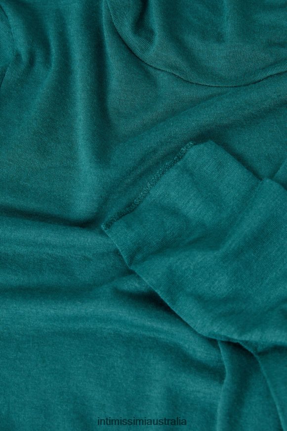 Intimissimi Women 4572-Evergreen Apparel 0RJT481350 Modal Cashmere Ultralight High-Neck Top