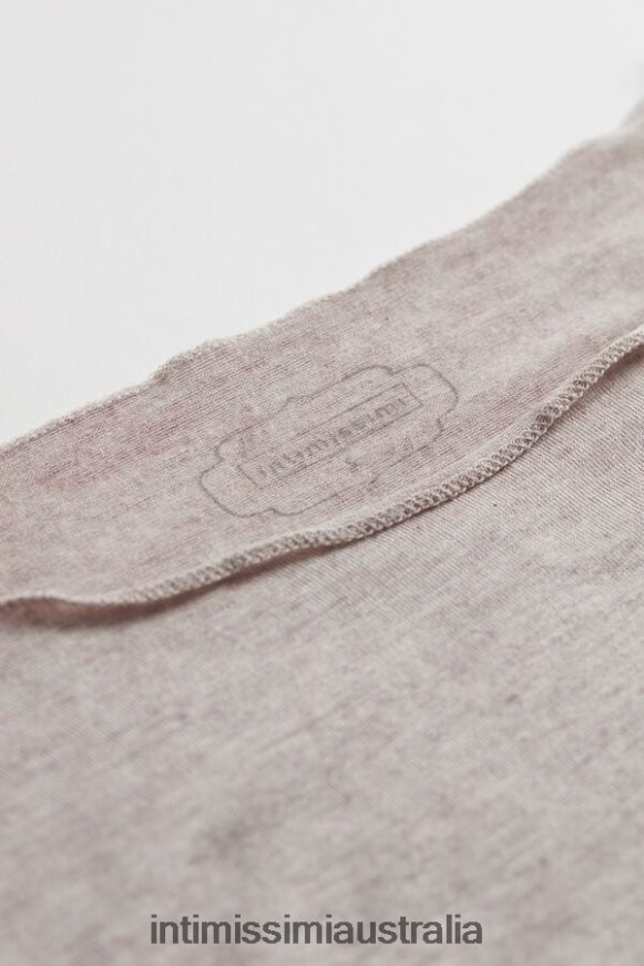 Intimissimi Women 7525-Shell Beige Melange Apparel 0RJT481450 Boat Neck Modal Cashmere Ultralight Jumper