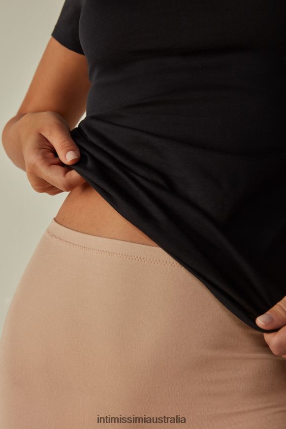 Intimissimi Women 019-Black Apparel 0RJT481455 Short-Sleeve T-shirt in Ultrafresh Supima Cotton